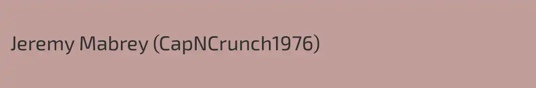 Jeremy Mabrey (CapNCrunch1976)
